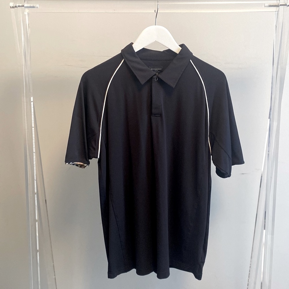 Burberry Black Golf Shirt